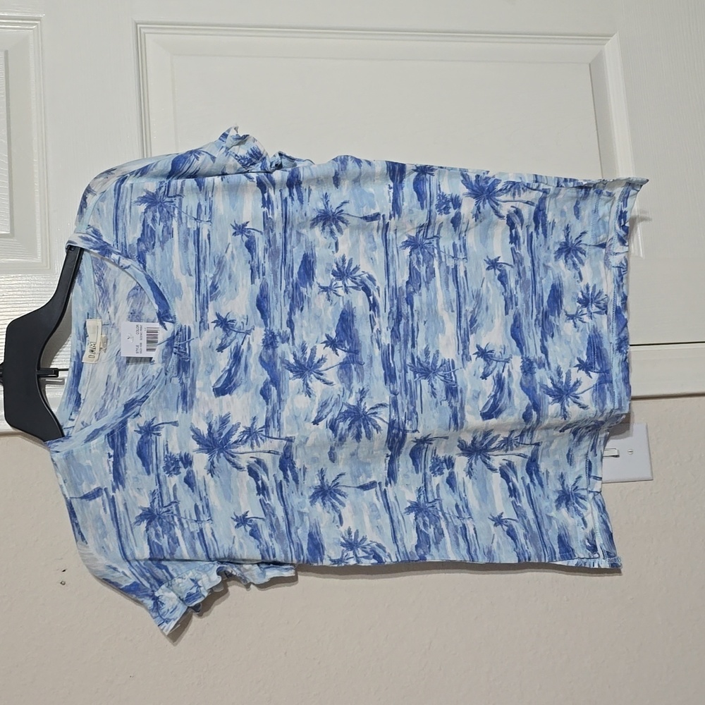 NWT I Am Blue Shirt Size S